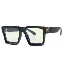 Load image into Gallery viewer, Shield square sunglasses Mens 2019 Luxury designer sun glasses female brand designe Gradient color eyeglasses oculos UV400
