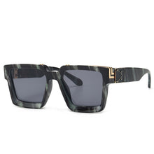 Load image into Gallery viewer, Shield square sunglasses Mens 2019 Luxury designer sun glasses female brand designe Gradient color eyeglasses oculos UV400