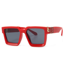 Load image into Gallery viewer, Shield square sunglasses Mens 2019 Luxury designer sun glasses female brand designe Gradient color eyeglasses oculos UV400