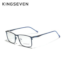 Load image into Gallery viewer, KINGSEVEN Titanium Alloy Optical Glasses Frame Men 2020 Square Myopia Prescription Eyeglasses Male Metal Eyewear