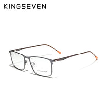 Load image into Gallery viewer, KINGSEVEN Titanium Alloy Optical Glasses Frame Men 2020 Square Myopia Prescription Eyeglasses Male Metal Eyewear