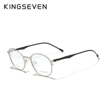 Load image into Gallery viewer, KINGSEVEN 2020 Round Titanium Optical Lenses Glasses Frame Men Myopia Women Prescription Glasses Eyeglasses Male Metal Eyewear