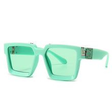 Load image into Gallery viewer, Shield square sunglasses Mens 2019 Luxury designer sun glasses female brand designe Gradient color eyeglasses oculos UV400