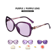 Load image into Gallery viewer, LIOUMO Fashion Oversized Sunglasses Women 2020 Chameleon Sun Glasses Female Polarized Photochromic Eyewear UV400 zonnebril dames