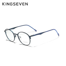 Load image into Gallery viewer, KINGSEVEN 2020 Round Titanium Optical Lenses Glasses Frame Men Myopia Women Prescription Glasses Eyeglasses Male Metal Eyewear
