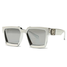 Load image into Gallery viewer, Shield square sunglasses Mens 2019 Luxury designer sun glasses female brand designe Gradient color eyeglasses oculos UV400
