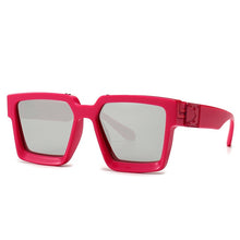 Load image into Gallery viewer, Shield square sunglasses Mens 2019 Luxury designer sun glasses female brand designe Gradient color eyeglasses oculos UV400
