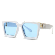 Load image into Gallery viewer, Shield square sunglasses Mens 2019 Luxury designer sun glasses female brand designe Gradient color eyeglasses oculos UV400
