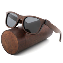 Load image into Gallery viewer, Best Handmade luxury Sunglasses Men Polarized Zebra Vintage Bamboo Wood Women Sunglasses High Quality With Glasses Case Box

