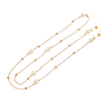 Load image into Gallery viewer, Elegant Handmade Pearl Beaded Glasses Chain Women Sunglasses Lanyard Strap Reading Eyeglass Chain Hanging Spectacles Accessories
