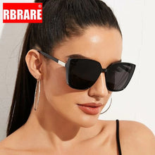 Load image into Gallery viewer, RBRARE Oversized Sunglasses Women Retro Square Sunglasses Women High Quality Sun Glasses for Women Brand Oculos De Sol Feminino

